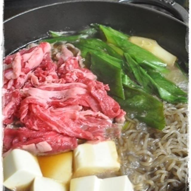 【ストウブですき煮】