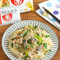 ＊【レシピ】うどんスープで簡単！さば缶とねぎのそうめんチャンプルー＊