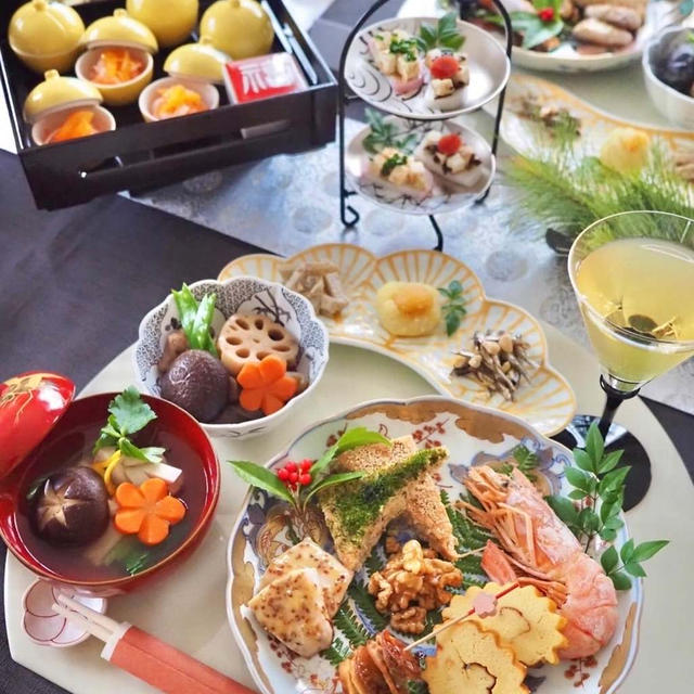 一眼レフのお節料理フォトいただきました！ありがとう♪