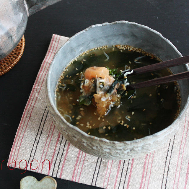 二日酔いにも！沖縄の究極のインスタントスープ「かちゅー湯」