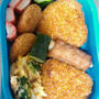 またしても冷凍焼きおにきり入りの幼稚園弁当