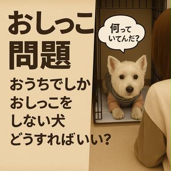 「おうちでおしっこして〜！」外でしかトイレをしない犬との暮らしと、その対策