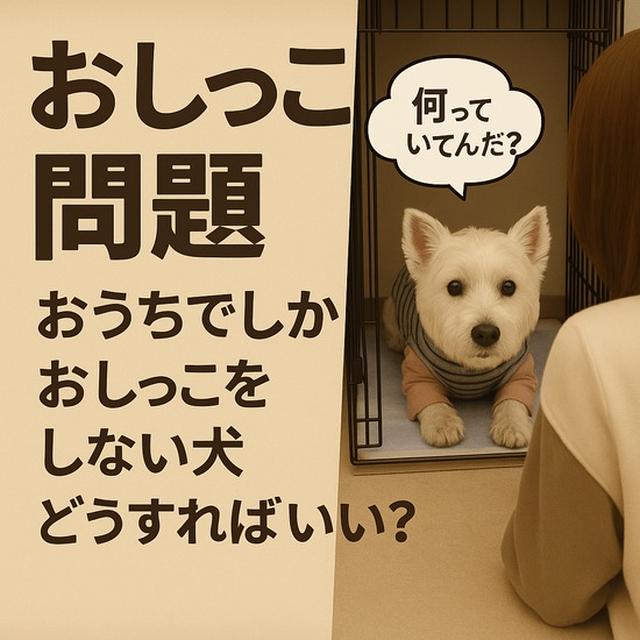 「おうちでおしっこして〜！」外でしかトイレをしない犬との暮らしと、その対策