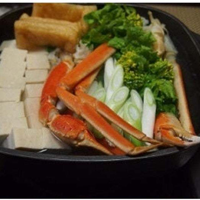 シンプルなカニ鍋♡   #少し贅沢してみたい普段の食品