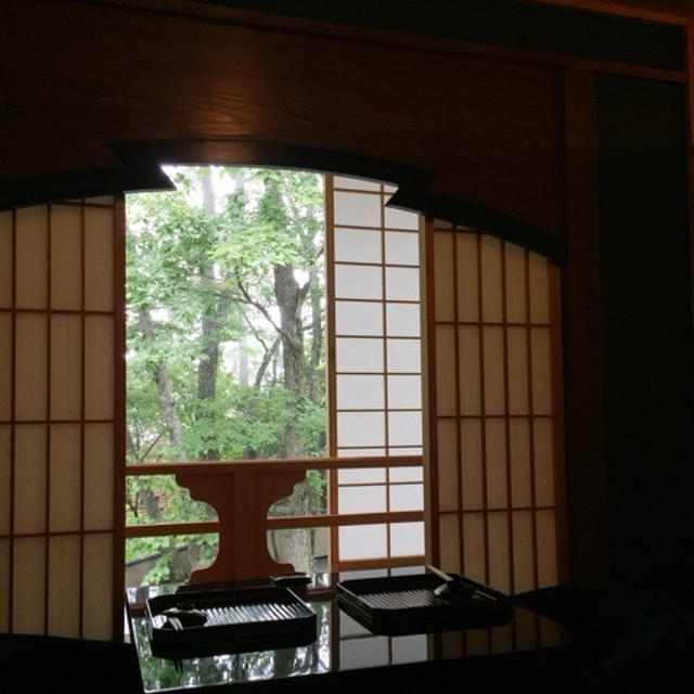 帰国ごはん 軽井沢で桂の茶屋