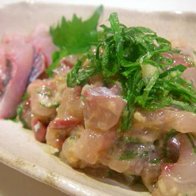 あじのなめろう　冷酒にもあつあつごはんにも最高！