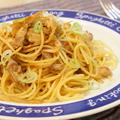 10/11/25 豚肉とごぼうとキムチの和風パスタ