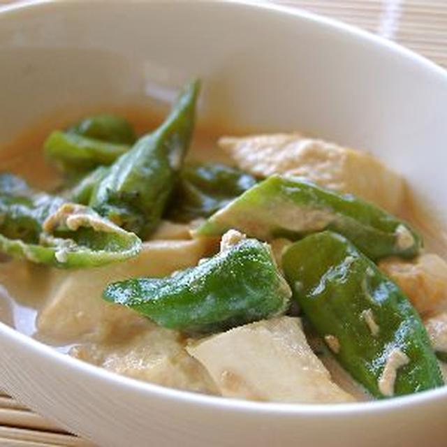しし豆腐の豆乳煮
