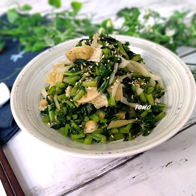 節約料理♪大根の葉と大根の皮を麺つゆ生姜炒め