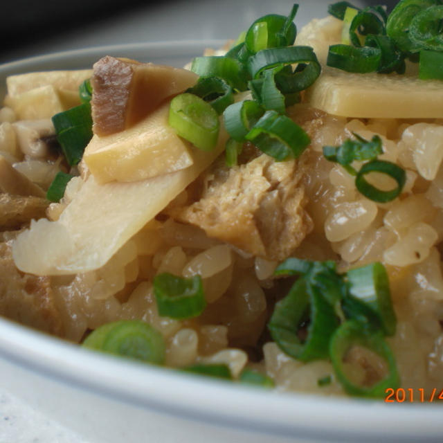 たけのこの春満開炊き込みご飯