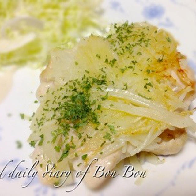 鶏胸肉のジャガイモ焼き