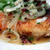 Sauteed Chicken with Cranberry and Onionクランベリーと玉ねぎソースがけチキンソテー