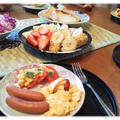 今朝は洋食朝ごはん。 by いっちゃん♪さん