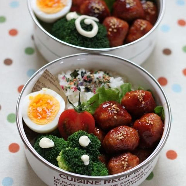 本日、午後８時９分・・・・　☆　お弁当と晩ご飯♪