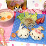 しっぽフリフリわんちゃんのひな祭りnaご飯♡