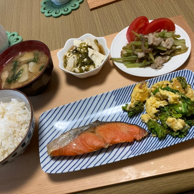 鮭がメインの和食ご飯