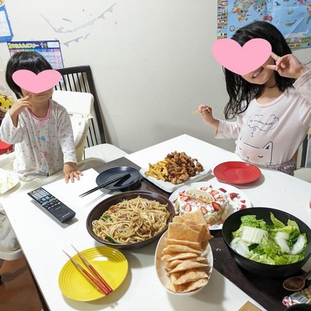 娘　8歳の誕生日を迎える