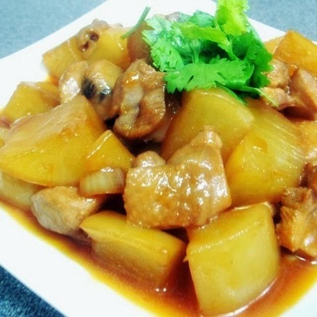 蘿蔔燒雞│ダイコンと鶏肉の和風煮込み