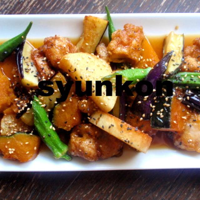 めっちゃ簡単な鶏肉と野菜の揚げびたし
