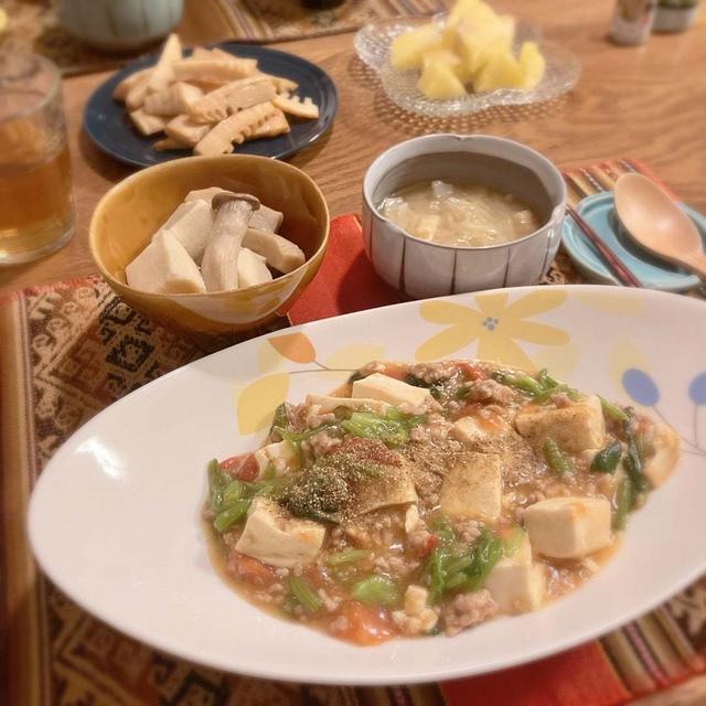 【これで決まりか⁈】我が家の麻婆豆腐　晩ごはん