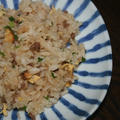 3月20日　　甘辛ひき肉葱玉炒飯