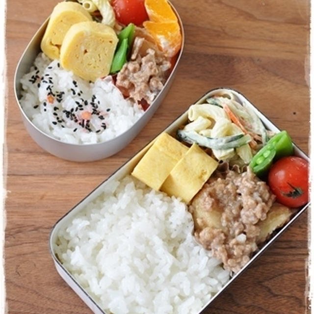 【新じゃがのそぼろ煮弁当】