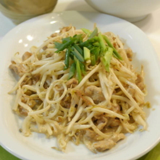 豚肉ともやしのこってりマヨ炒め