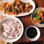 2/11(土･祝)の昼　豚キムチ定食(ご飯大盛)