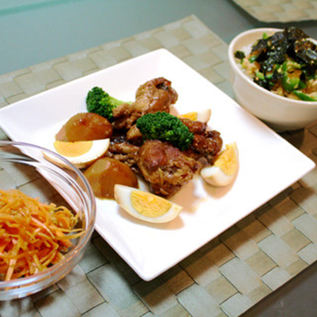 鶏手羽酢醤油煮