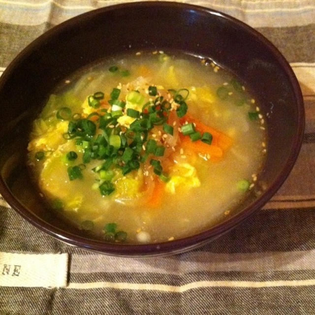 ほっこり♡スタミナ白菜スープ　＊Napa Cabbage...