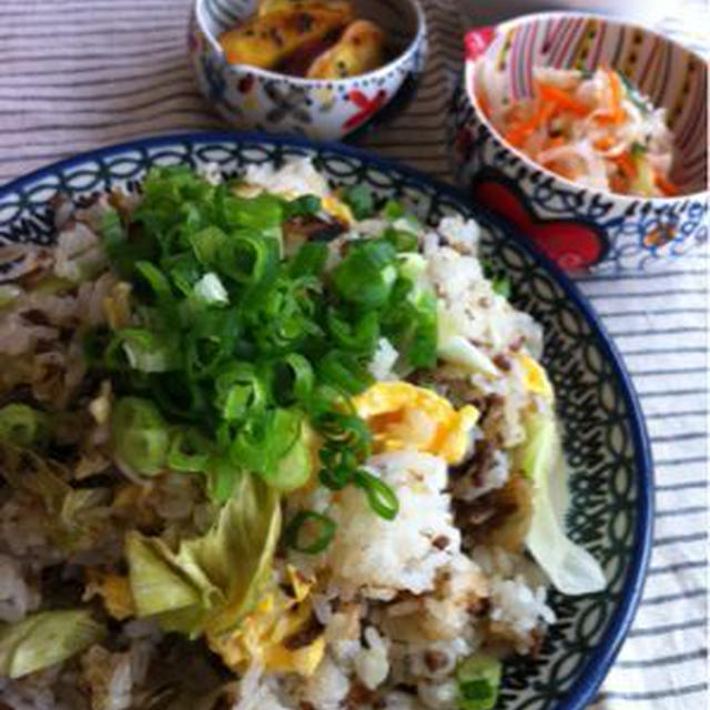 そぼろレタス炒飯/ストロー