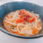 リメイク‼︎キムチうどんでお昼ご飯♡オススメレシピと鏡餅