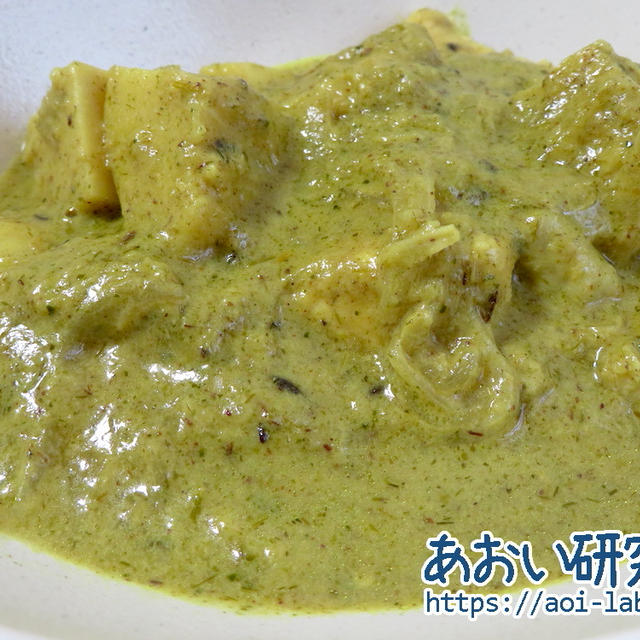 料理日記 132 / カンボジア風筍芋のチキンカレー