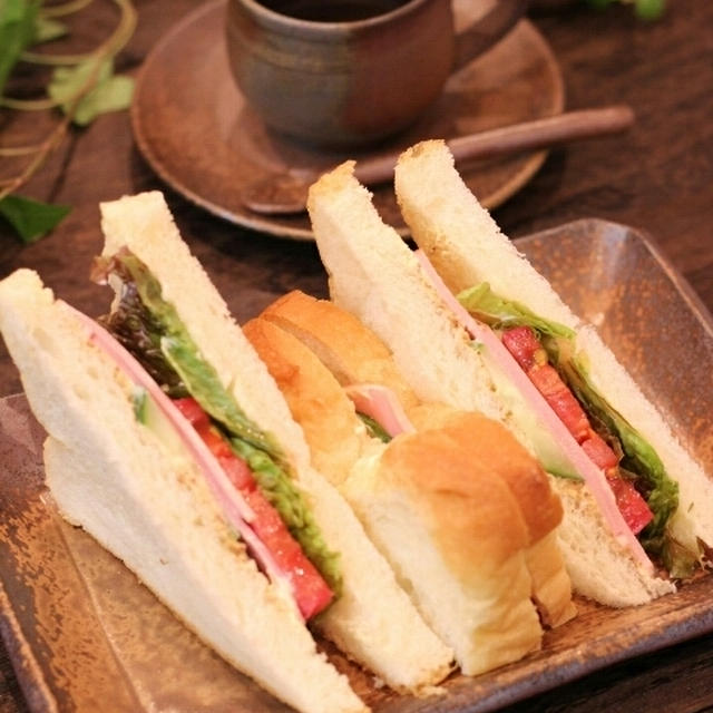 朝カフェ★HLTサンドモーニング