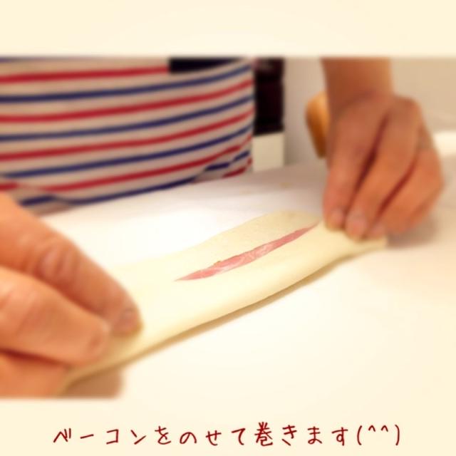 「カリッとして、もちもちな味わい」再現＠ベーコンエピおうちパンレッスン