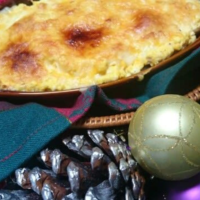 クリスマスチキンエッグチーズ焼き(レシピ)