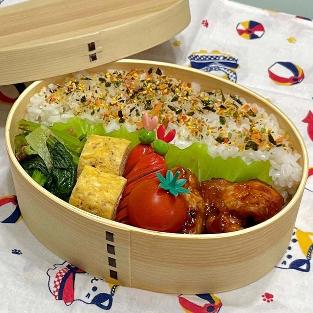 【お弁当】朝寝坊していろいろやらかした( ´ー｀)ﾌｩｰ．．．