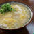 朝ごはんに「鶏雑炊風あんかけうどん」