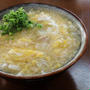 朝ごはんに「鶏雑炊風あんかけうどん」