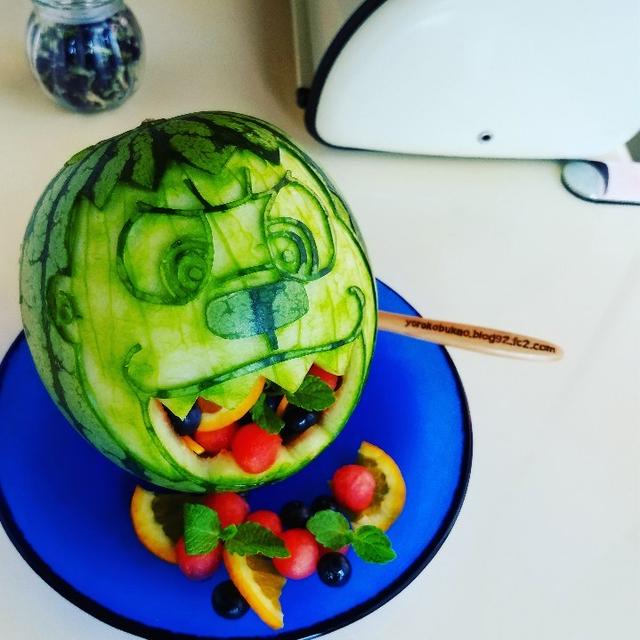 スイカでジャイアン♪