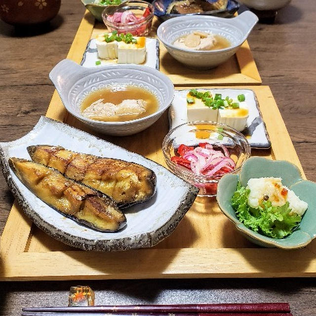 だしまろ酢のピクルスと米ナスで作るステーキ定食！