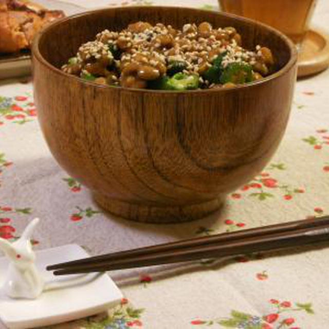 納豆おくら丼＆お好み焼き風ごはんのお焼き＆アーモンドワッフル