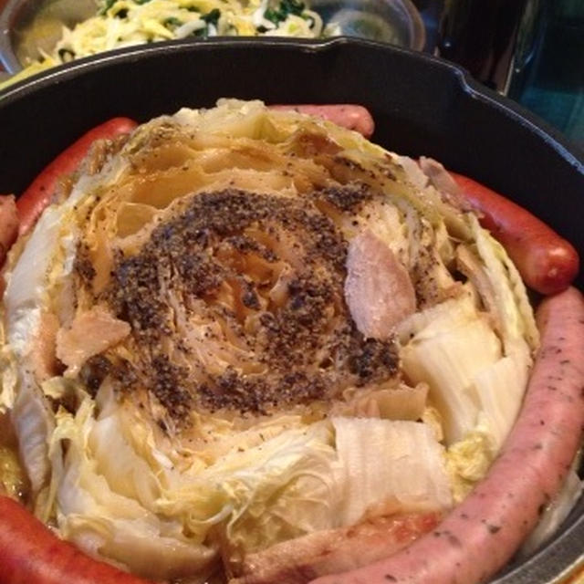 白菜の丸ごとポトフ