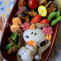 立体スヌーピーのお弁当♡