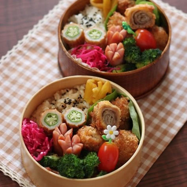 スーパーマーズ　☆ くるくる豚カツ弁 ✿ 豚丼♪