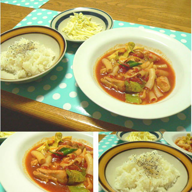 鶏もも一枚で4人分♪トマトスープ＾＾