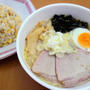 妄想   ラーメン山頭火で塩ラーメンとミニ炒飯