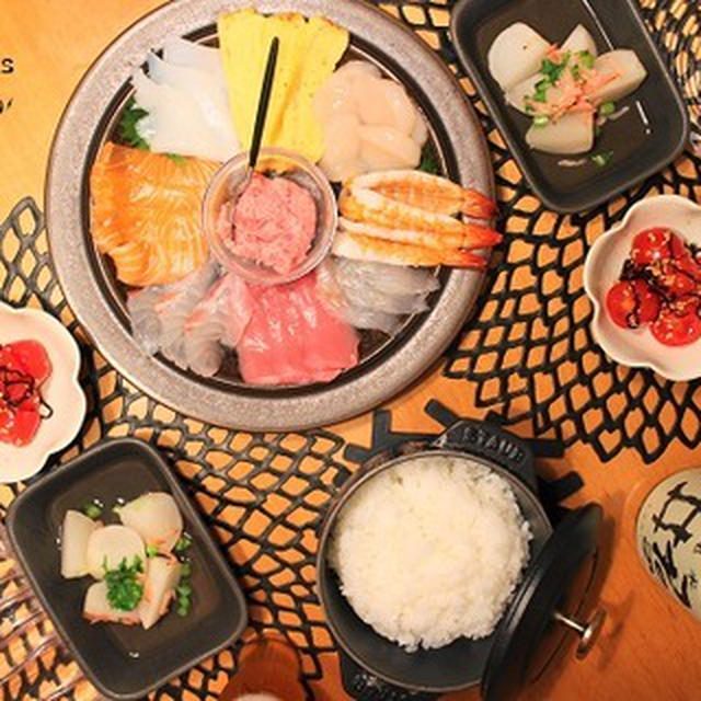 新米コシヒカリで『手巻き寿司』な夜。