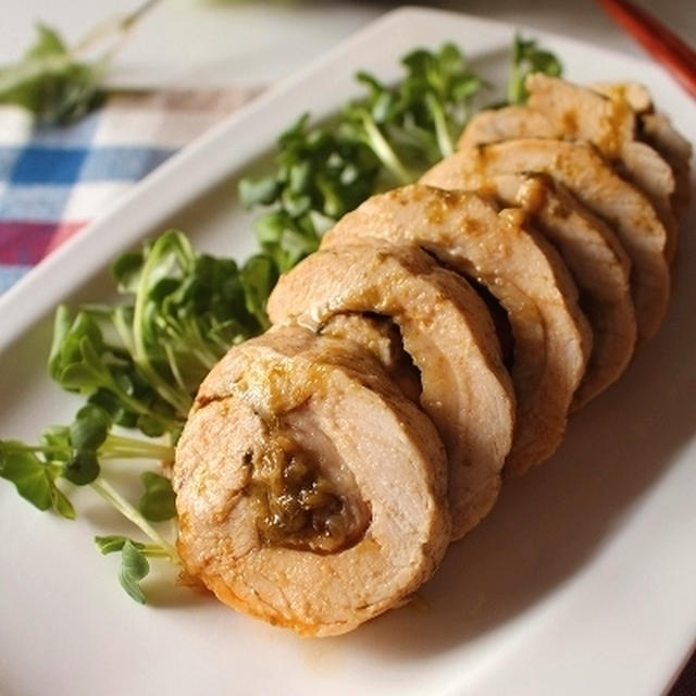 レンジで6分！海苔佃煮とチーズのチキンロール【連載記事更新しました】