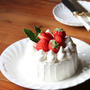 小さなクリスマスケーキ。